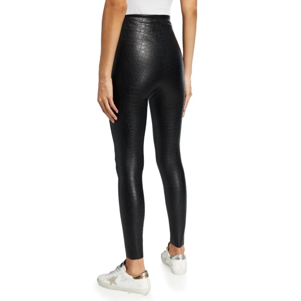 Commando Faux Leather Animal Print Leggings NWT - Picture 3 of 12